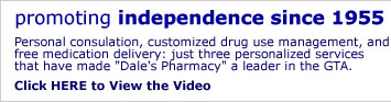 Introducing Dale's Pharmacy; click here to view the video.